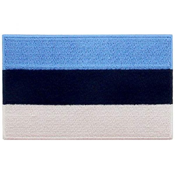 EmbTao Airsoft Morale Patch 1 EmbTao Estonia Flag Patch Embroidered National Morale Applique Iron On Sew On Estonian Emblem