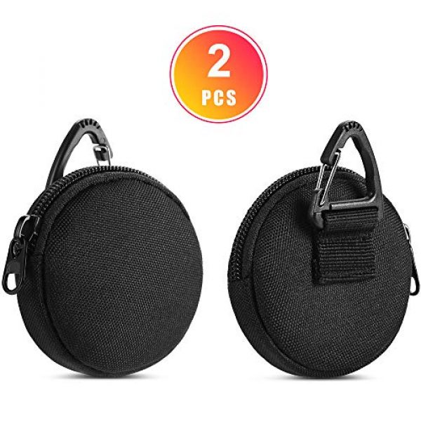 Brands Tactical Pouch 2 Coin Purse Keychain, Small Mask Pouch Holder, Professional Tactical Pouch Accessories Case for Round EDC Pouches, Military Gear Bags, Little Change Wallet.