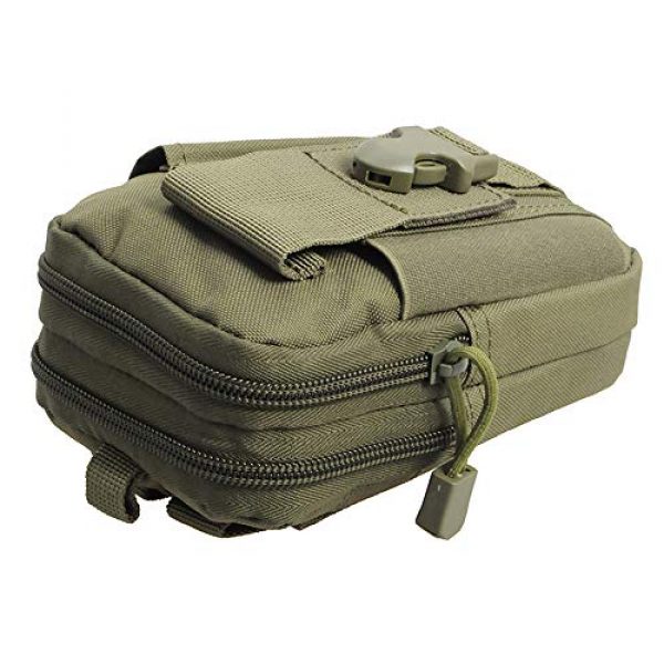 Pvnoocy Tactical Pouch 1 Tactical Universal Holster Military Molle Hip Waist Belt Bag Wallet Pouch Purse Phone Case with Zipper for Phone