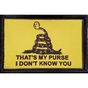 RedheadedTshirts Airsoft Morale Patch 1 That's My Purse King of The Hill Morale Patch Morale Patch Tactical Military. 2x3" Hook and Loop Made in The USA Perfect for Your Rucksack, Pack Bag, Molle Gear, Operator hat or Cap!