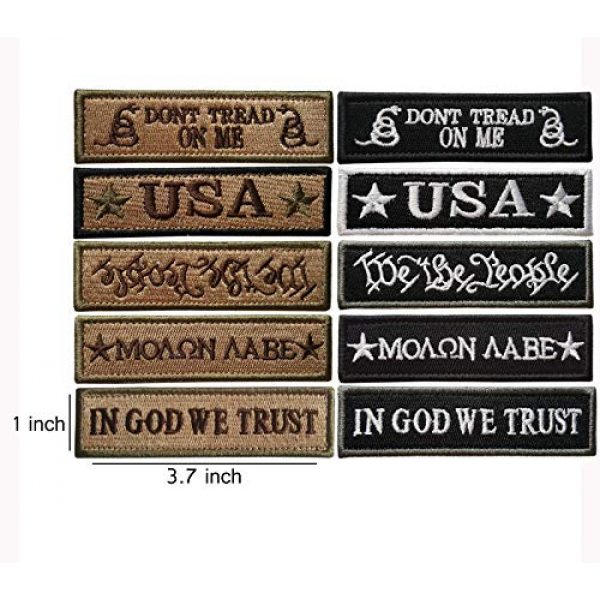 Lightbird Airsoft Morale Patch 3 Lightbird 15 Pieces Tactical Patches with A Storage Bag Bundle, Military Morale Patches, High Density Embroidered Decorative Patch