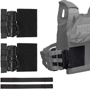 LIVANS Tactical Pouch 1 LIVANS Quick Release Buckle Set for Plate Carrier, Molle Side Belt Cummerbund Fast Fit Buckle Set Single Point Quick Release Assembly