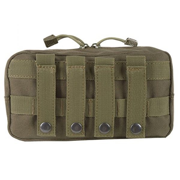 Escolourful Tactical Pouch 1 Escolourful Molle Horizontal Pouches,Compact Water-Resistant EDC Tool Bag