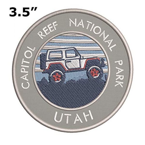 Appalachian Spirit Airsoft Morale Patch 2 Roadtrip! Capitol Reef National Park Embroidered DIY Iron on or Sew-on Decorative Patch Badge Emblem Appliques Vacation Souvenir Travel Explore More Wander Adventure Series