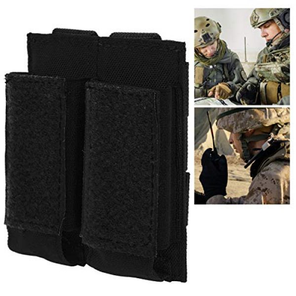 DAUERHAFT Tactical Pouch 6 DAUERHAFT Outdoor Magazine Pouch with Two Straps Polyester Magazine Bag,for Outdoor Hunting Military Training Exploring