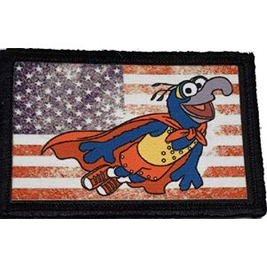 RedheadedTshirts Airsoft Morale Patch 1 Gonzo The Great Muppets Morale Patch Funny Tactical Military 2x3"
