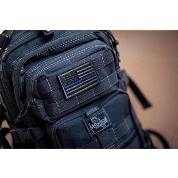 TACVASEN Airsoft Morale Patch 4 TACVASENBundle 2 Pieces-Tactical US Flag Thin Blue Line Embrodiered Patch