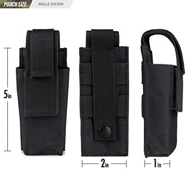 Livans Tactical Pouch 6 Livans Tactical Medical Shears Pouch, Molle Medical Shears Pouch EMT Scissors Bag Fit for Tourniquet, EMT Shears, Folding Knife, Tactical Flashlight, Pistol Mag Pouch Small Tool Bag Organizer