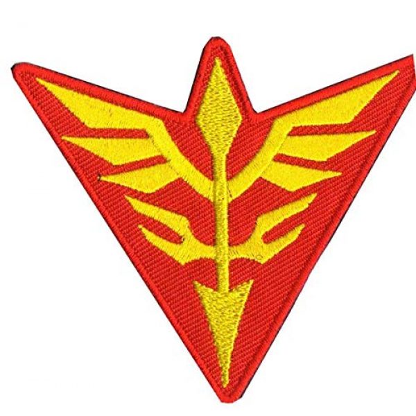Tactical Embroidery Patch Airsoft Morale Patch 3 Mobile Suit Gundam UC Unicorn Neo Zeon Tactical Embroidery Patch Hook & Loop Morale Patch Military Patch for Clothing Accessory Backpack Armband (2pcs)