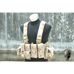 TMC Airsoft Tactical Vest 1 TMC Tactical Military 961A Camo AOR1A1 Cordura Chest Rig Vest Airsoft Paintball
