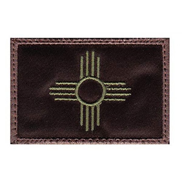 Tactical Patch Works Airsoft Morale Patch 1 New Mexico Zia Symbol State Flag Patch
