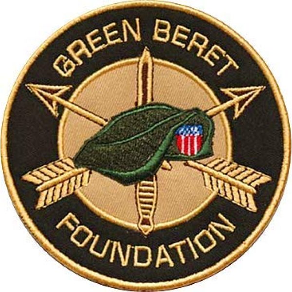 Embroidery Patch Airsoft Morale Patch 1 Green Berets Military Hook Loop Tactics Morale Embroidered Patch