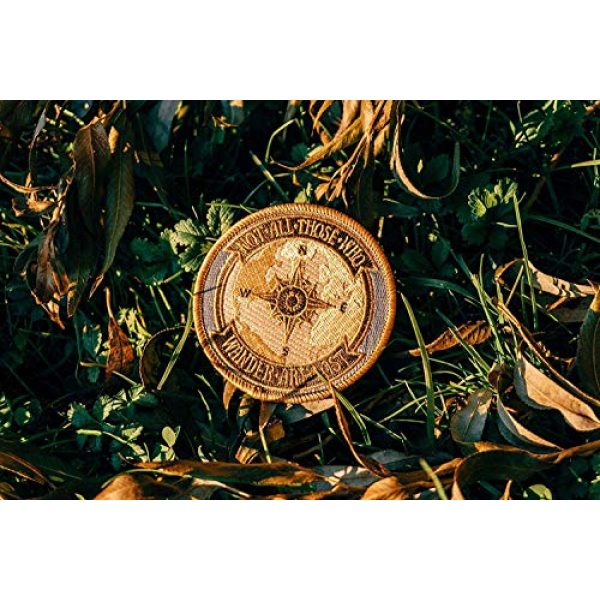 O'Houlihans Airsoft Morale Patch 2 O'Houlihans - Not All Those Who Wander are Lost Hook Patch (Hook)
