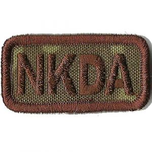 Gadsden and Culpeper Airsoft Morale Patch 1 NKDA Tactical Patch 2"x1" -"No Known Drug Allergy"