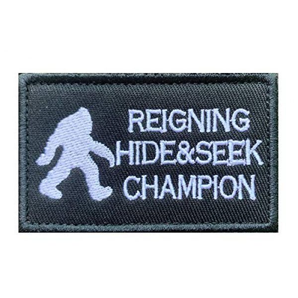 Antrix Airsoft Morale Patch 2 Antrix 3 Pieces Bigfoot Big Foot Reigning Hide and Seek Champion Tactical Military Morale Patch for Caps,Bags,Backpacks,Clothes,Vest,Military Uniforms,Tactical Gears Etc.