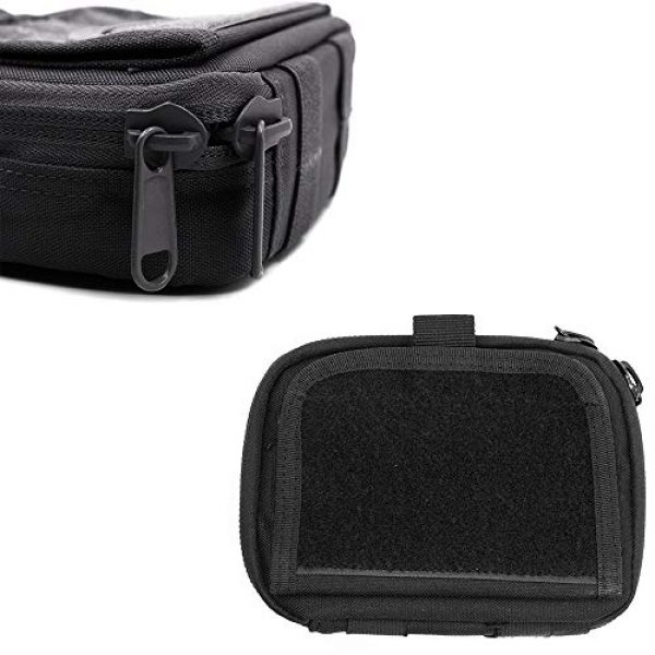 LIVANS Tactical Pouch 6 LIVANS Tactical Molle Map Pouch, EDC Tactical Pouch Small Modular Admin Pouches Tactical Camera Case Utility Gadget Waist Bag with ID Window