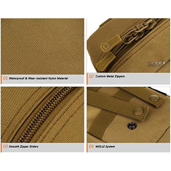 CamGo Tactical Pouch 5 CamGo Small Tactical Bag MOLLE First Aid Kit Bag IFAK Medical Utility Pouch for Home Workplace Camping Travel Black
