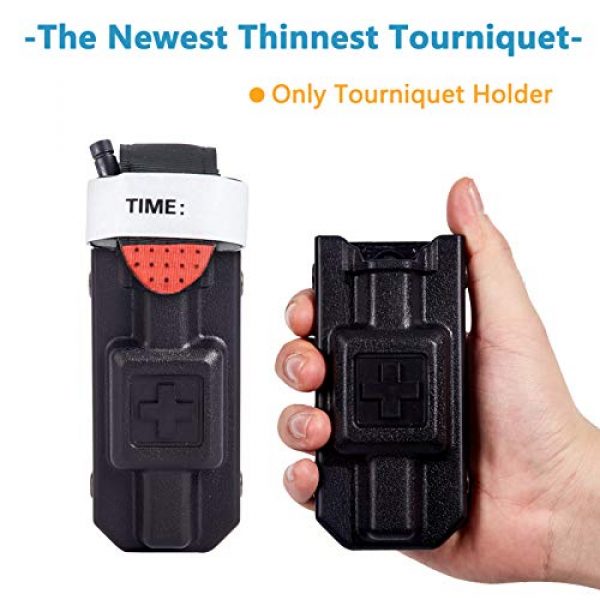 Sarlatino Tactical Pouch 4 Tourniquet Holder - Tourniquet Holster for CAT Tourniquet Gen 7 - Tourniquet Belt Holder for Combat Application Tourniquets for Outdoor Rescue, Molle Equipment