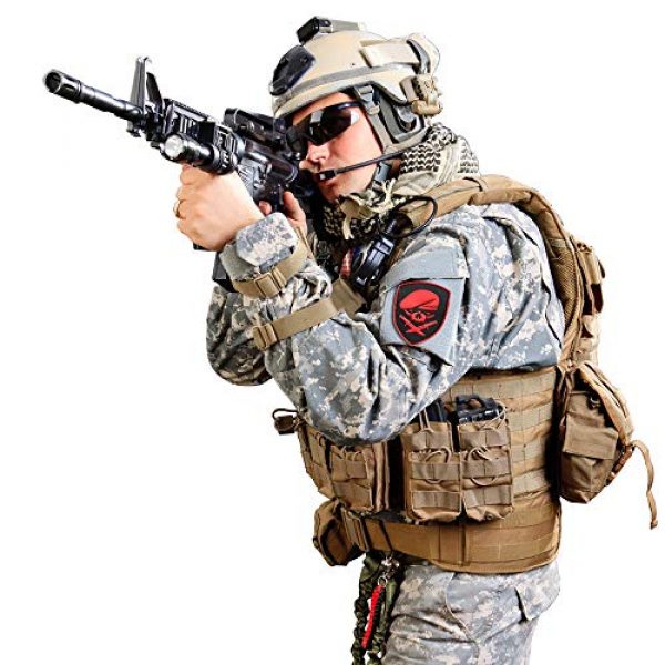 Morton Home Airsoft Morale Patch 2 Morton Home Medal of HonorRanger Morale Patch - PVC (Red)