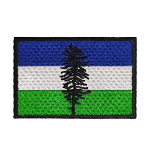Cute-Patch Airsoft Morale Patch 1 Cascadia The Doug Flag Cascadian Embroidered Iron On Sew On Patch Badge