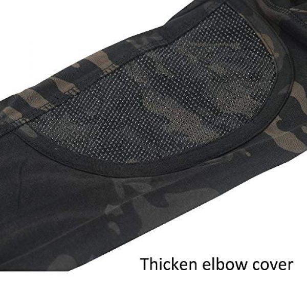 SINAIRSOFT Tactical Shirt 4 Men's Tactical Military Combat Shirt Long Sleeve Army Camo Shirts