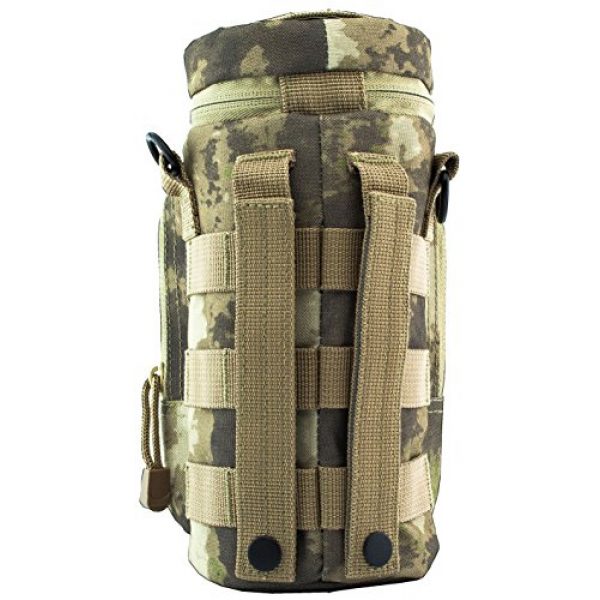 Green Zone Gear Tactical Pouch 3 Green Zone MOLLE Utility Pouch & Nalgene Water Bottle Carrier