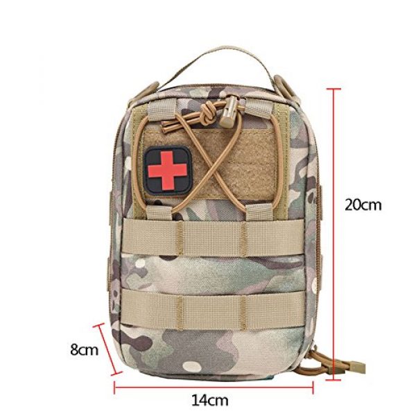 Messagee Tactical Pouch 7 Messagee Tactical Military Shoulder Bag Medical Bag Medical Pouch for Hunting and Camping