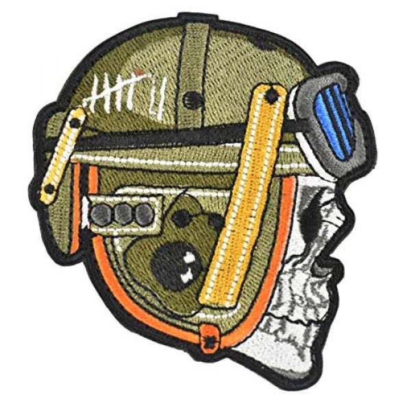 JFFCE Airsoft Morale Patch 1 Tactical Military Morale Patch Spartan Camouflage Tank Soldiers, Pilots Emblem Embroidered Fastener Hook & Loop Patch