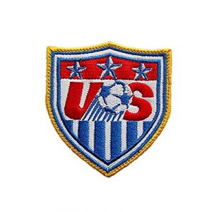 Embroidery Patch Airsoft Morale Patch 1 USA United States World Cup Football Soccer Club Team Military Hook Loop Tactics Morale Embroidered Patch