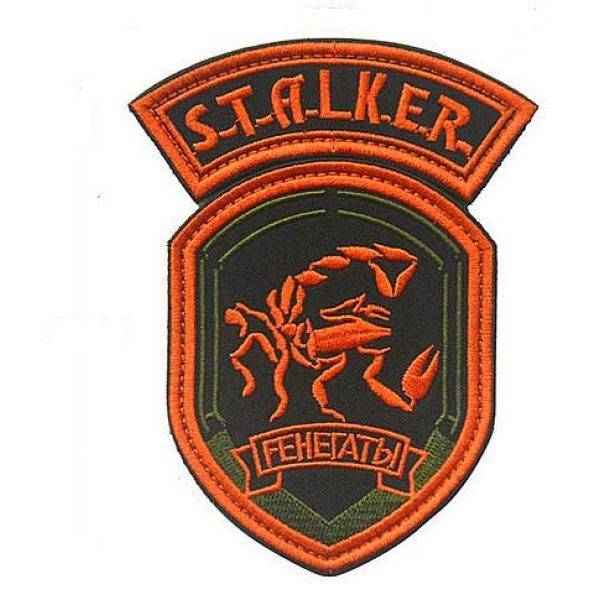 Embroidery Patch Airsoft Morale Patch 1 2 Pieces Stalker S.T.A.L.K.E.R. Factions Renegades Shadow of Chernobyl Military Hook Loop Tactics Morale Embroidered Patch