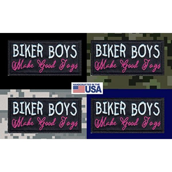 Tactical Patch Works Airsoft Morale Patch 3 Biker Boys Make Good Toys Biker Funny Motorcycle Patch