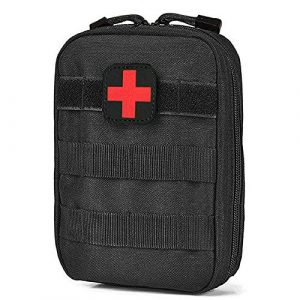 DYJ Tactical Pouch 1 DYJ EMT Pouch MOLLE Ifak Pouch Compact Tactical MOLLE Medical First Aid Kit Utility Pouch