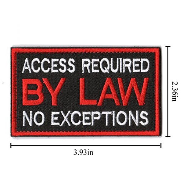 WZT Airsoft Morale Patch 4 WZT 6 Pieces Service Dog Working Do Not Touch Military Tactical Morale Badge Hook & Loop Fastener Patch