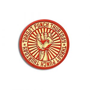 SFI Airsoft Morale Patch 1 Tactical Combat Backpack Hat Morale Patch Badge PVC Hook and Loop - Throat Punch
