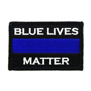 Morale Tags Airsoft Morale Patch 1 Police Blue Lives Matter Thin Blue Line Hook and Loop Tactical Morale Patch