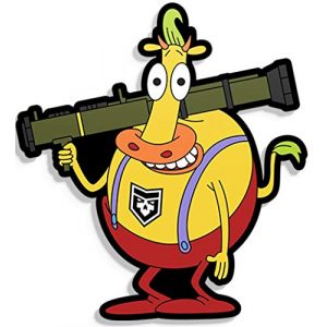 PatchOps Airsoft Morale Patch 1 PatchOps Heffer"That was a Hoot!" Rocko's Modern Life Tactical PVC Morale Patch
