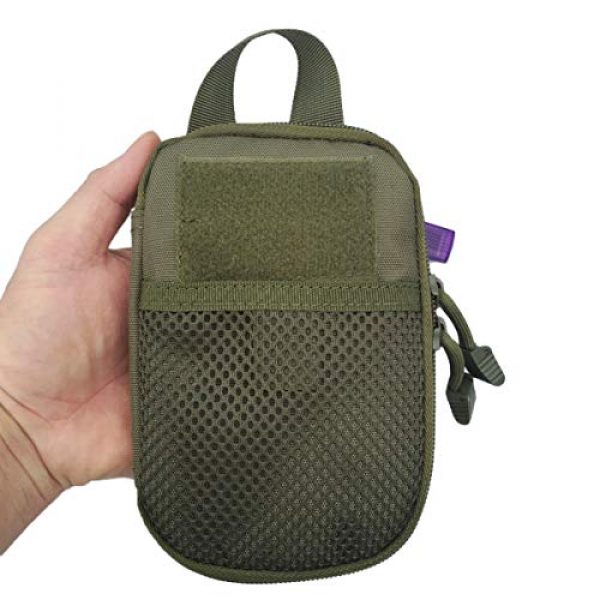 LZVTO Tactical Pouch 2 LZVTO Tactical Molle Pouches Wallet Phone Pocket EDC Accessory Bag with Belt Clip