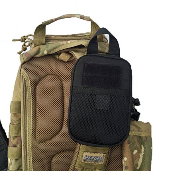 partstock Tactical Pouch 5 EDC Compact Pocket Organizer Pouch - Mini Waist Bag Pouch - Multi-Purpose Tactical MOLLE EDC Pouch, for Cell Phone, Accessories.