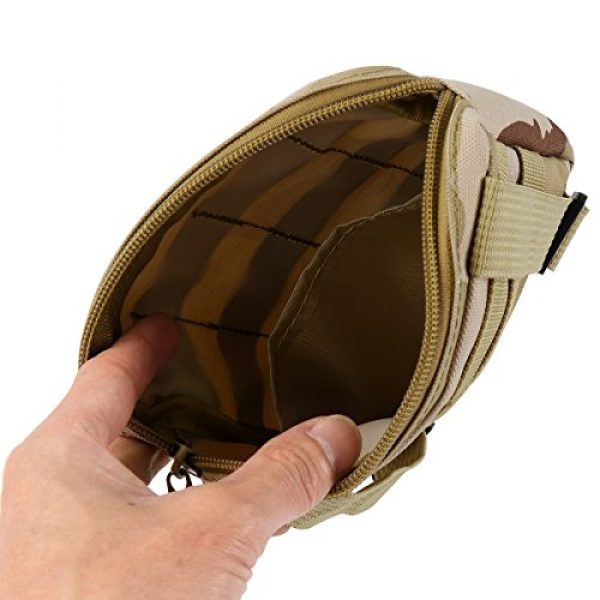 IronSeals Tactical Pouch 4 IronSeals Tactical MOLLE Pouch Tactical EDC Compact Multi-Purpose Water-Resistant Utility Gadget Gear Hanging Waist Bags