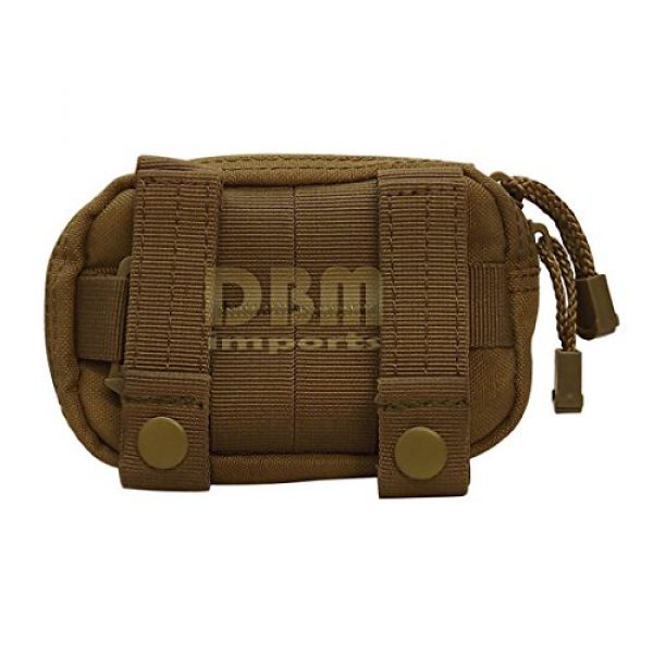 Generic Tactical Pouch 2 TAN Molle Tactical DIGI Pouch GPS IPOD MP3 Cell Phone Case Cover Small Bag
