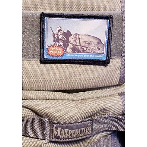 RedheadedTshirts Airsoft Morale Patch 2 Star Wars Stormtrooper Trading Card Morale Patch. 2x3" Hook and Loop Patch. Made in The USA