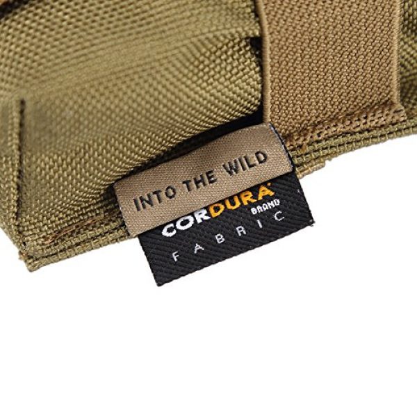 OneTigris Tactical Pouch 5 OneTigris MOLLE Flashlight Holster 1000D Cordura for Fenix FD40/TK16/TK22 NITECORE MH27/CR6/TM03