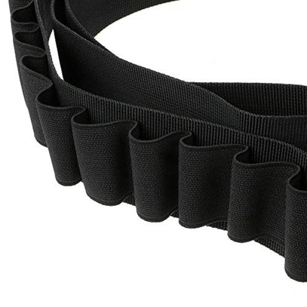 HHFC Tactical Pouch 3 Tactical 12 GA Shotgun Shell Bandolier Airsoft 27 Rounds Shotshell Ammo Holder Belt 140cm