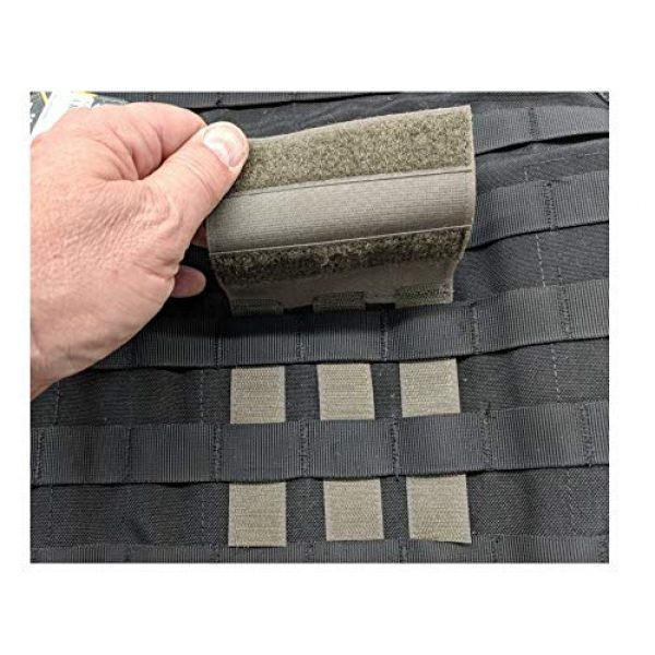 MOLLE PANEL ACCESSORIES Tactical Pouch 2 Del Molle Panel for Attaching Belt Loop Accessories