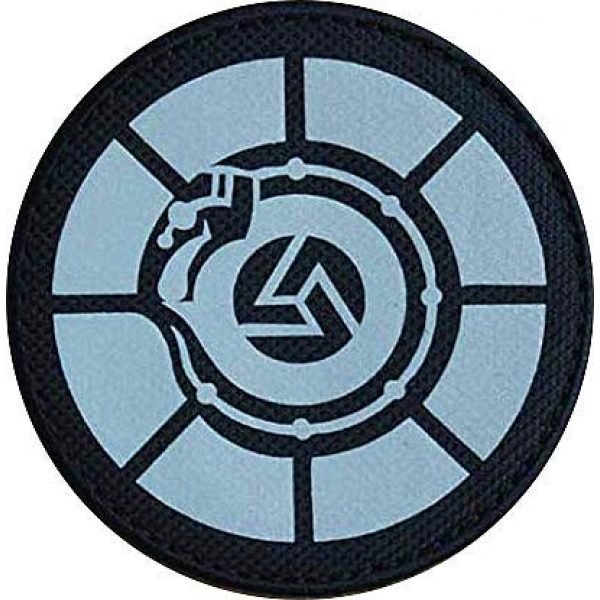 Embroidery Patch Airsoft Morale Patch 1 SCP Foundation Special Containment Procedures Foundation SCP Mobile Task Forces Tau-5 Samsara" Military Hook Loop Tactics Morale Reflective Patch