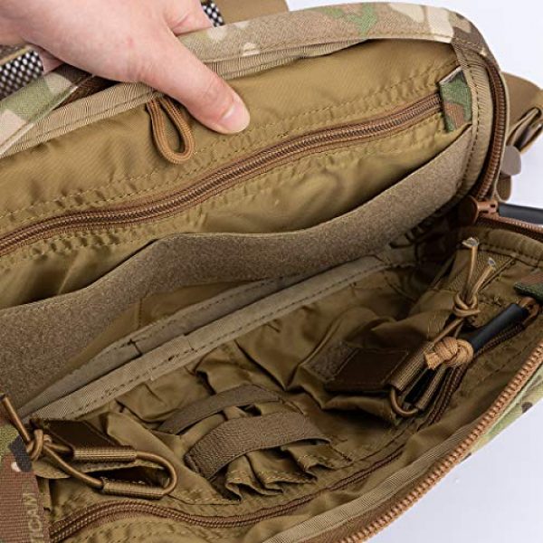 IDOGEAR Tactical Pouch 4 IDOGEAR Tactical Recon Kit Bag Chest Bag Molle Combat Pouch 500D Nylon