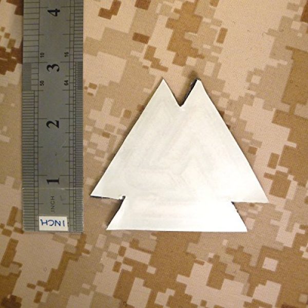 LEGEEON Airsoft Morale Patch 5 LEGEEON Glow Dark Valknut Viking Norse Rune Morale Tactical Sew Iron on Patch
