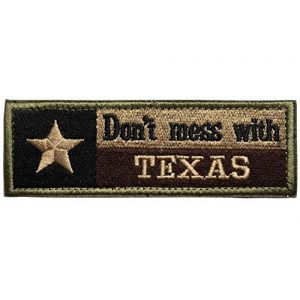 Kaben Airsoft Morale Patch 1 Don't Mess With Texas Tx State Flag Usa Army Morale Tactical Forest Patch