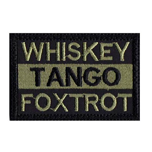 Tactical Patch Works Airsoft Morale Patch 1 WTF Whiskey Tango Foxtrot Patch