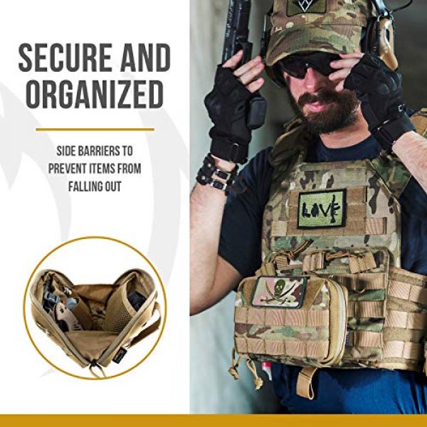 OneTigris Tactical Pouch 5 OneTigris Tactical MOLLE Pouch & Double Open-top Mag Pouch (Multicam)